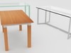 Office Tables 3D Model