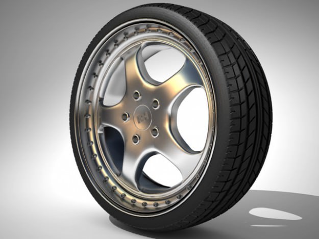 RH Wheel Porsche 3D Model .max .obj