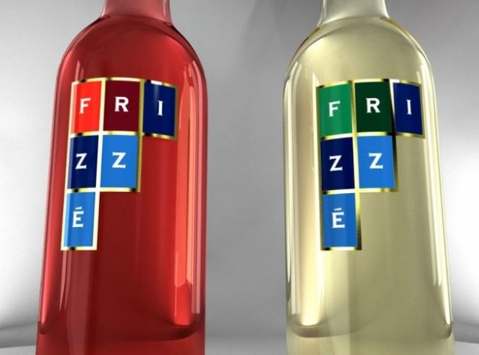 Bottles of Wine Frizze 3D Model .max