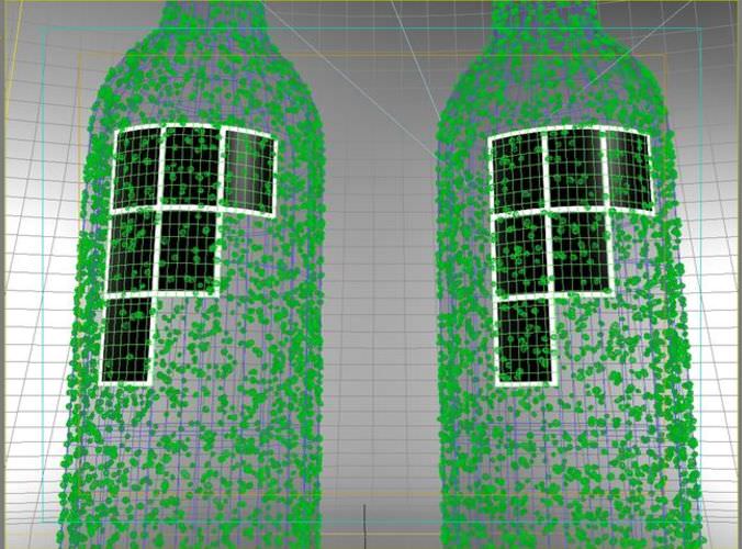 Bottles of Wine Frizze 3D Model .max