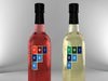 Bottles of Wine Frizze 3D Model .max