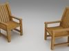 Teak Chair 3D Model