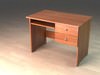 Wooden Desk 3D Model