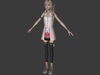 Sexy Girl Arina 3D Model
