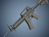 M4A1 assault rifle 3D Model