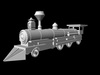 Steam Train  3D Model