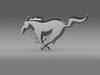 Ford Mustang New Logo 3D Model
