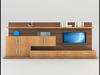 TV / Wall Unit Modern Design X_13 Entertainment Center Scene 3D Model