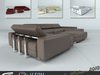 Contemporary Sectional Corner Sofa 11 3D Model