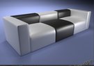 Mags 3 Seater Sofa Hay Contemporary 25 3D Model