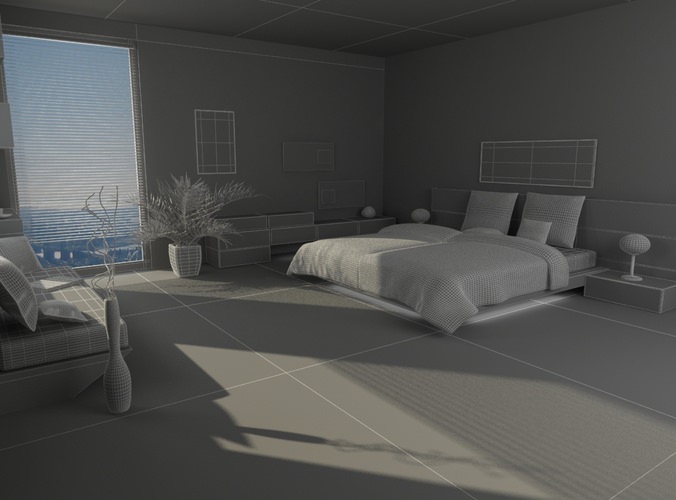 bedroom scene 03 3d model max 3ds c4d 3dm cgtrader com bedroom scene 03 3d model max 3ds c4d 3dm cgtrader com