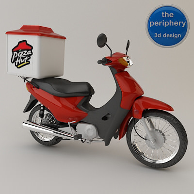 3d Model Honda BizC105 Delivery 3d Model Honda BizC105 Delivery