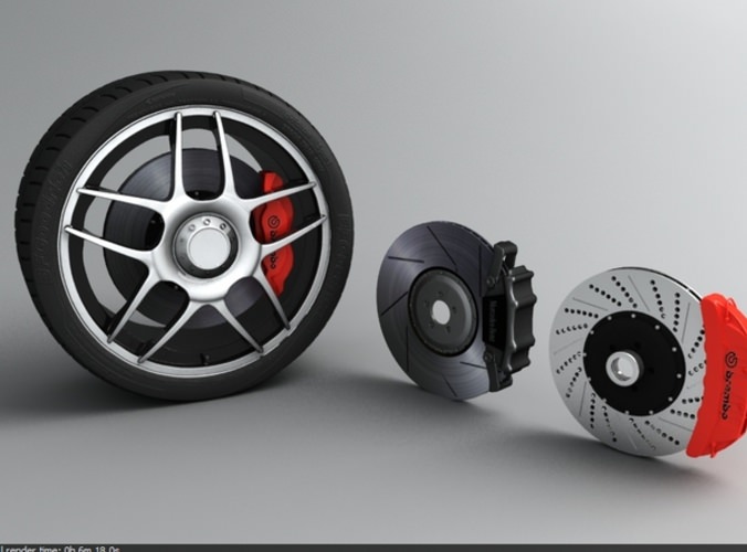 Wheel & Tire 10 BBS 3D Model .max