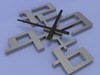 Umbra Big Time Clock 3D Model