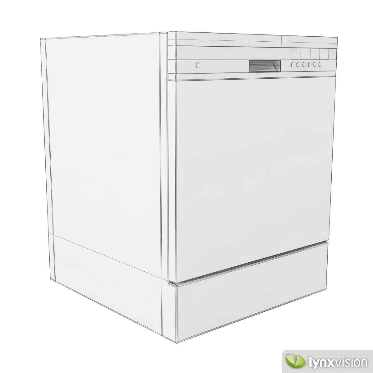 Electrolux Dishwasher 3D Model .max .obj .fbx