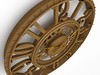 12 Decorative Wall Clocks Nr2 3D Model .max .obj .3ds .lwo .lw .lws