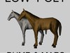 Low poly horse 3D Model