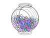 Fish bowl 3D Model .obj .3ds .lwo .lw .lws .dxf