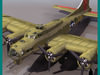 B-17G US  BOMBER FLYING...