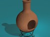 Chiminea Outdoor Fireplace 3D Model