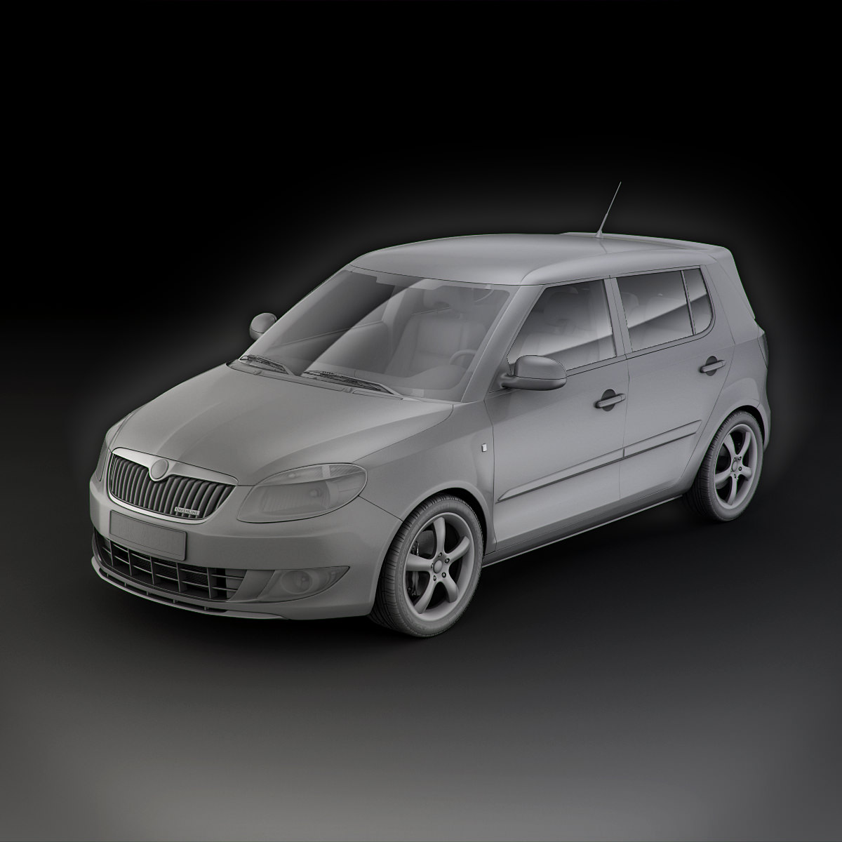 skoda fabia greenline 5j facelift 2010 3D Models ...