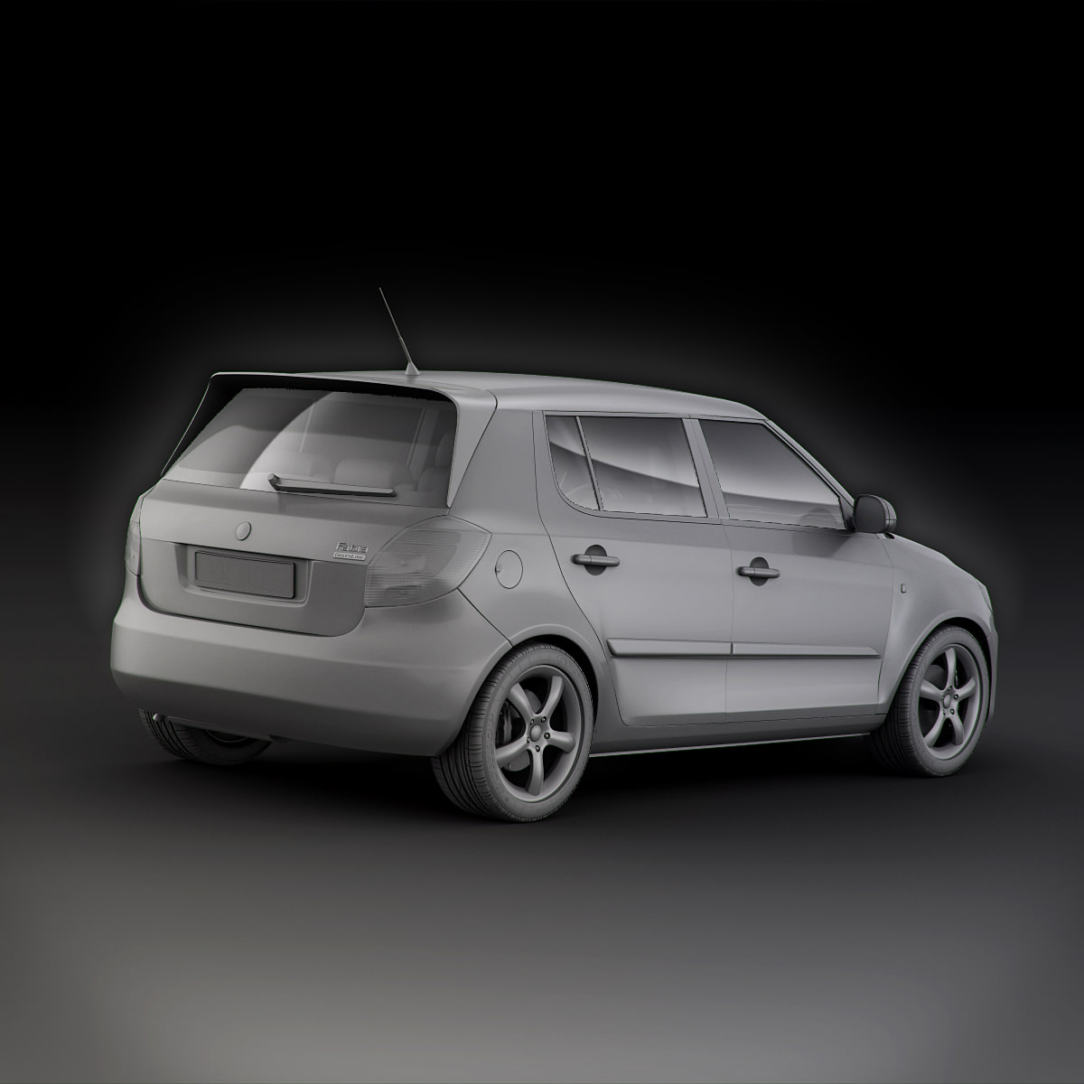 skoda fabia greenline 5j facelift 2010 3D Models ...