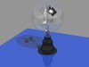 Radiometer science toy 3D Model
