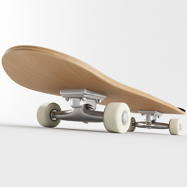 Skateboard 3D Model .max .obj .3ds .wrl .wrz