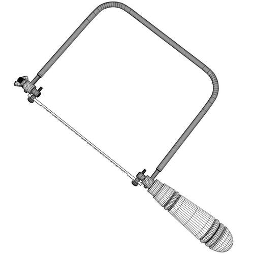 Coping Saw 3D Model .max .obj .3ds .wrl .wrz - CGTrader.com