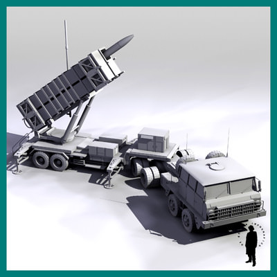 PATRIOT RADAR MISSILE T... 3D Model PATRIOT RADAR MISSILE T... 3D Model .max