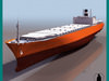 Toyama Cargo Ship 3D Model
