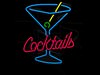 Cocktails neon sign 3D Model