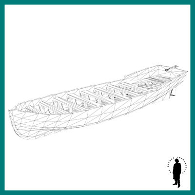 LIFE BOAT WOOD 3D Model LIFE BOAT WOOD 3D Model .max