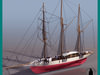 AMPHITRITE SAILBOAT SHIP 3D Model