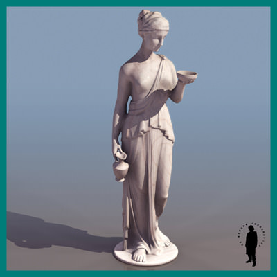 HEBE GREEK ROMAN GODDES... 3D Model .max