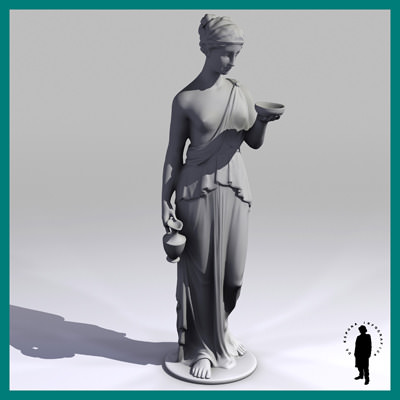 HEBE GREEK ROMAN GODDES... 3D Model .max