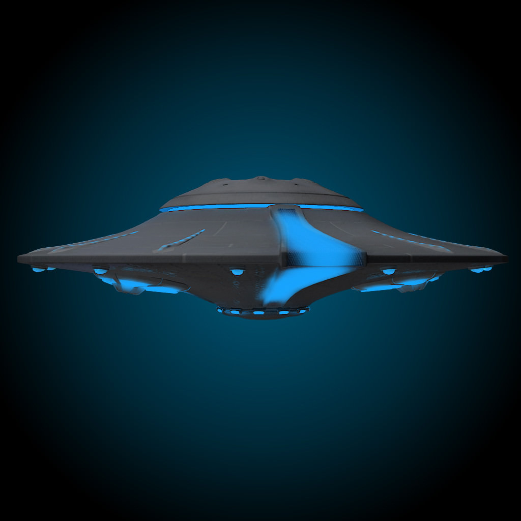UFO Classic 3D Model .max