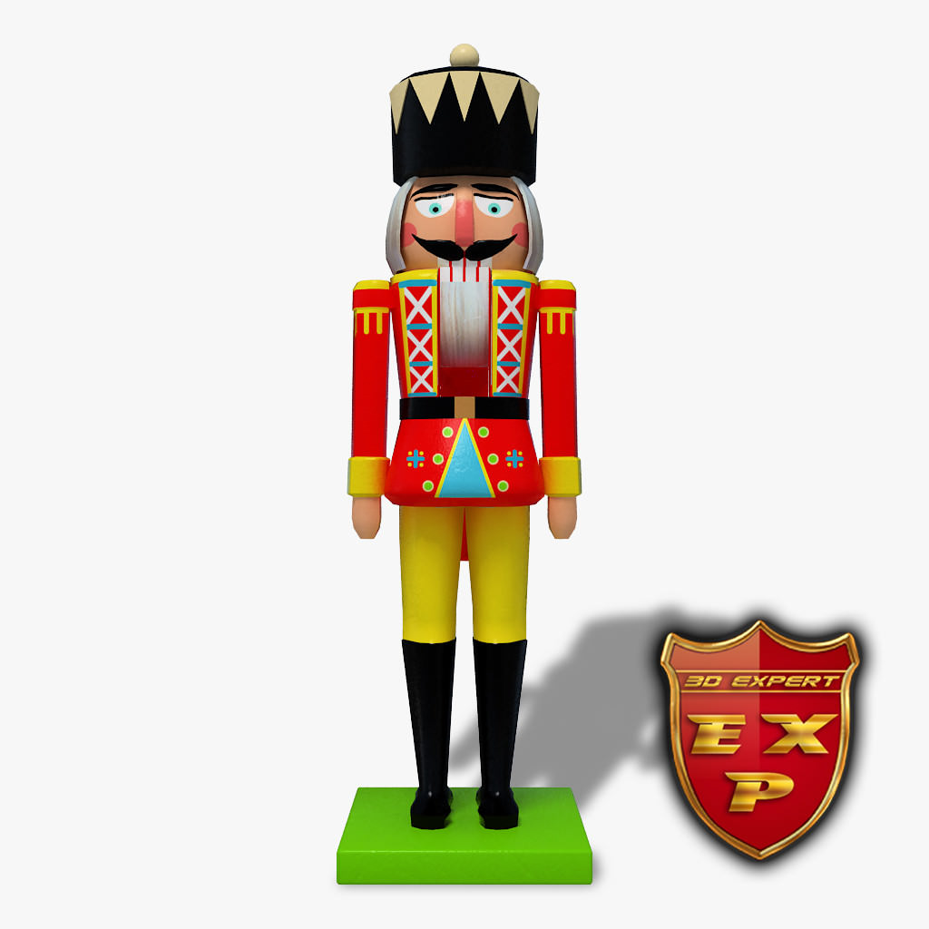 Nutcracker 3D Model .max .obj .3ds .c4d