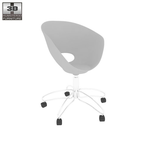 Home Workplace Furniture 08 3D Model Game ready .max .obj .3ds 