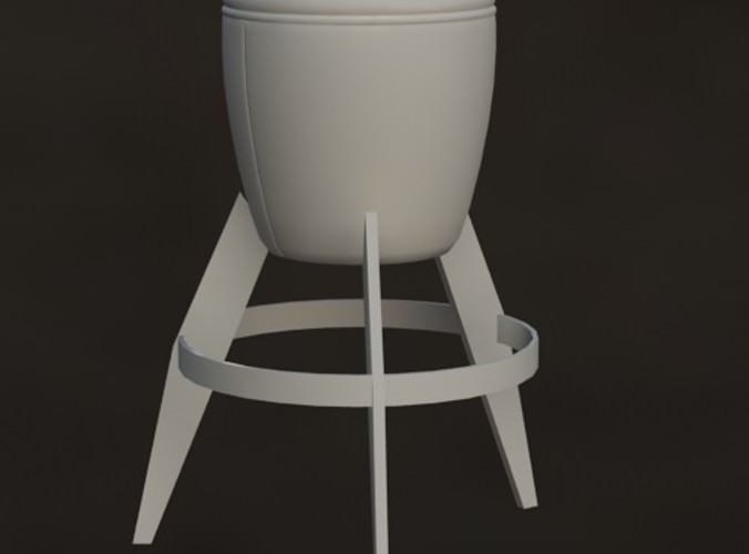 Bar stool collection 3D Model .max