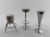 Bar stool collection 3D Model .max