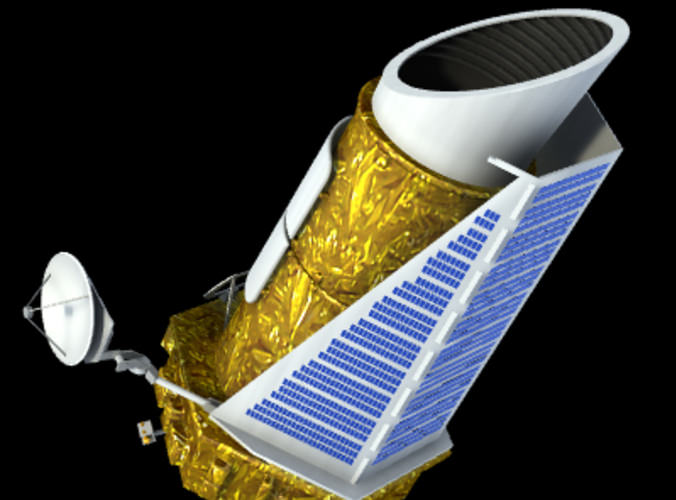 Kepler Space Telescope 3D Model .3ds .lwo .lw .lws