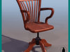 VINTAGE WOOD OFFICE CHAIR 3D Model