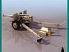 105 MM FIELD HOWITZER 3D Model