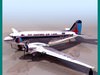 DOUGLAS DC3 AIRPLANE 3D Model