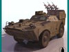 BRDM-1 COMBAT VEHICLE WITH AT-1 SNAPPER 3D Model