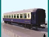 TRAIN COACH 2ND CLASS WAGON 3D Model