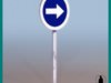 DIRECTION TO BE FOLLOWED SIGN 3D Model