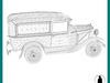 FORD MODEL A VAN 3D Model .max