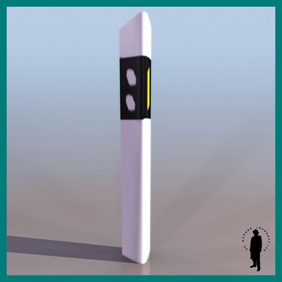 LUMINOUS HIGHWAY SIGN 3D Model .max